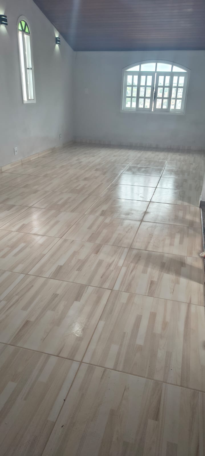 Piso acabado em porcelanato